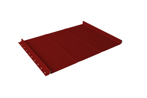 Кликфальц Line Grand Line 0.5 Satin с пленкой на замках RAL 3011 коричнево-красный