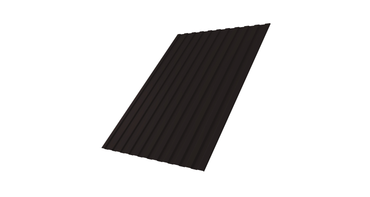 Профнастил С8А 0,5 PurLite Мatt RAL 9005 черный