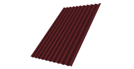 Профнастил С21 R 0.45 PE-Double RAL 3005 красное вино