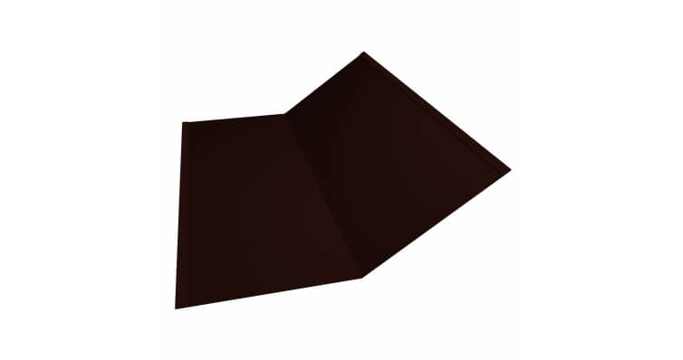 Планка ендовы нижней 300x300 Drap RR 32 темно-коричневый