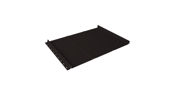 Кликфальц Line Grand Line 0.5 Satin с пленкой на замках RAL 9005 черный