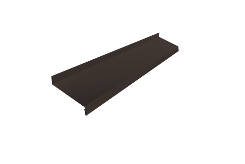 Отлив простой 100 0,5 Satin Matt RR 32 темно-коричневый (2м)