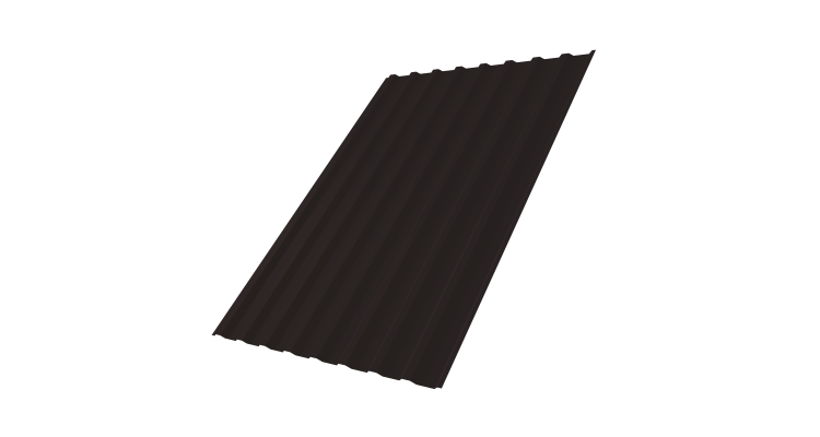 Профнастил С20В 0,5 Satin RAL 9005 черный