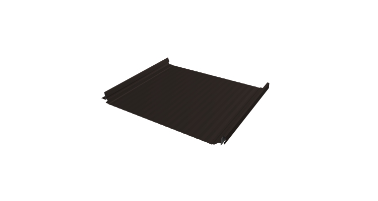 Кликфальц Pro Gofr Grand Line 0,5 PurPro с пленкой на замках RR 32 темно-коричневый