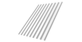 Профнастил С20А 0.45 PE RAL 9003 сигнальный белый