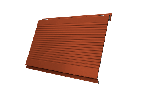 Вертикаль 0,2 gofr 0.45 Drap TR с пленкой RAL 8004 терракота