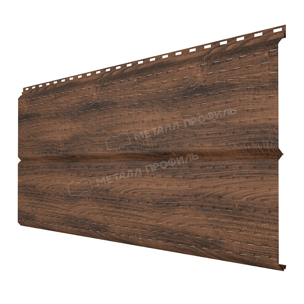 Софит Металл Профиль перфор. Lбрус-XL-14х335 (ECOSTEEL_MA-01-МореныйДуб-0.5)