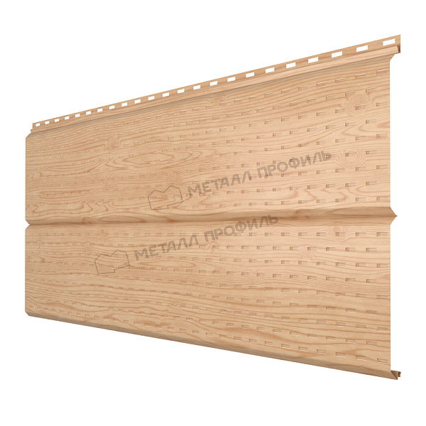 Софит Металл Профиль перфор. Lбрус-XL-14х335 (ECOSTEEL_T-01-Сосна-0.5)