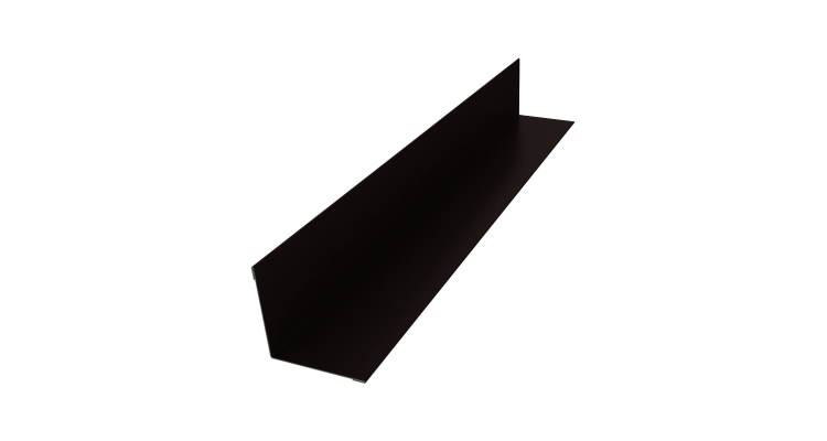 Угол внутренний 50х50 0,5 Drap TX RAL 9005 черный (2м)