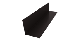 Угол внутренний 110х110 0,45 PE с пленкой RR 32 темно-коричневый (2м)