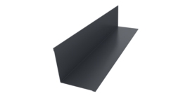 Угол внутренний 110х110 0,45 Drap RAL 7024 мокрый асфальт (2м)