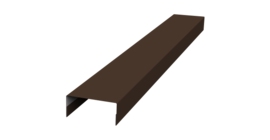 Крышка 30х15 жалюзи Texas 0,5 Drap TX RAL 8017 шоколад (2,5м)