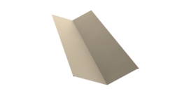 Планка ендовы верхней 145х145 0,45 Drap TX RAL 1015 светлая слоновая кость (3м)