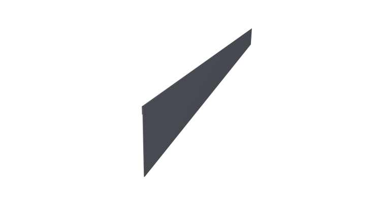 Ламель забора жалюзи Palermo 0,5 Drap RAL 7024 мокрый асфальт